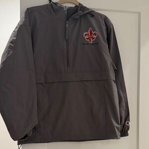 Champion Ragin Cajun University of Louisiana Dark Gray Windbreaker Jacket